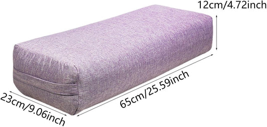 Vaveren Bolster Rectangular Pillow Multifunctional Prop for Legs Lightweight Professional Easy to Clean Cushion with Handle