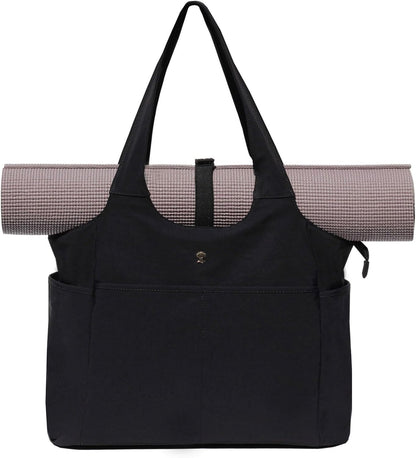 ESVAN Yoga Tote Bag Mat bag Women Shoulder Bags Carryall Tote for Travel Office Workout Gym Nurse Beach