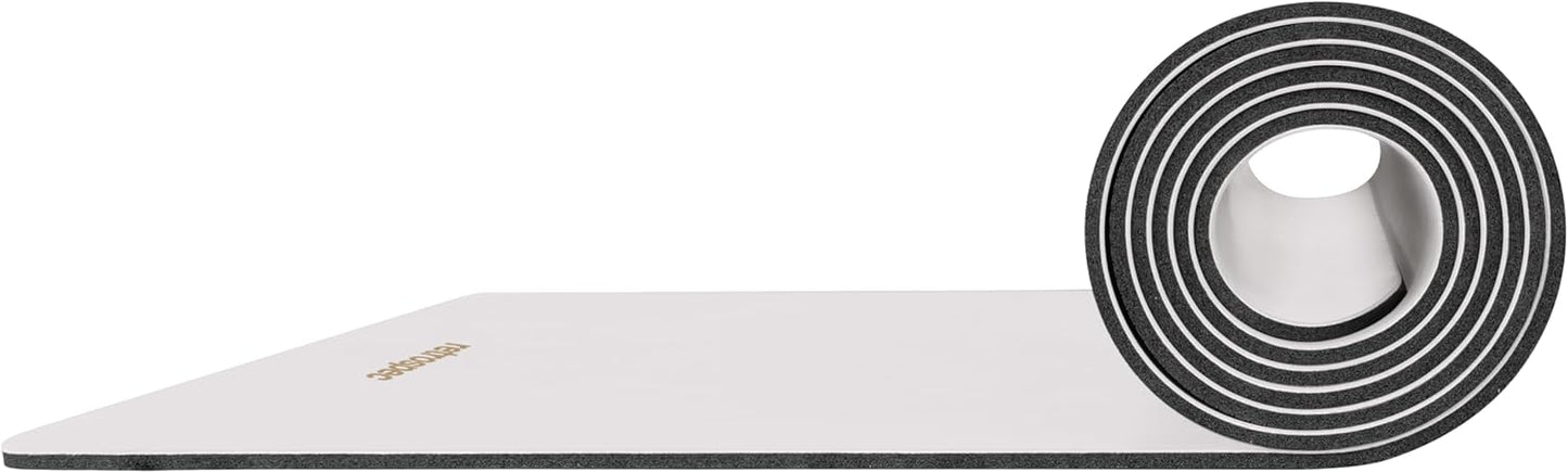 Retrospec Laguna 5mm Yoga Mat - Fitness Mat for Women, Men & Children, Slip-Resistant and Moisture Absorbing Exercise Mat for Home, Pilates, Yoga and Floor Workouts