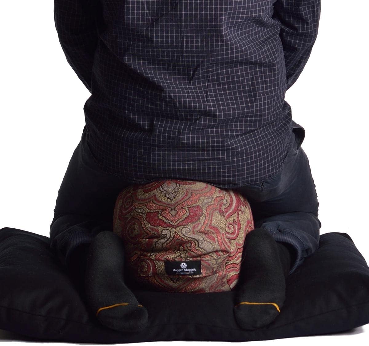 Hugger Mugger Zabuton Meditation Pillow and Harness (Olive)