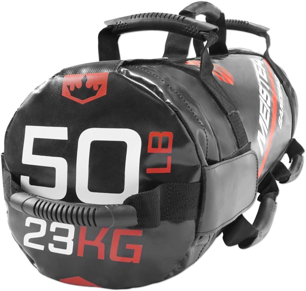 Meister 50lb Elite Fitness Sandbag Package w/ 3 Removable Kettlebells