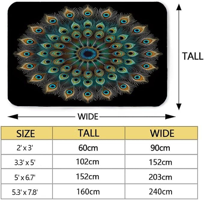 Butterfly Carpet Area Rug - Lovely Butterflies Printed Carpets for Kids Butterfly Theme Living Room Indoor Bedroom Decor Soft Polyester Yoga Mat 2'x3'