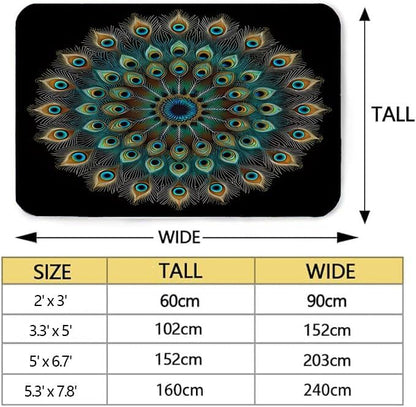 Butterfly Carpet Area Rug - Lovely Butterflies Printed Carpets for Kids Butterfly Theme Living Room Indoor Bedroom Decor Soft Polyester Yoga Mat 2'x3'