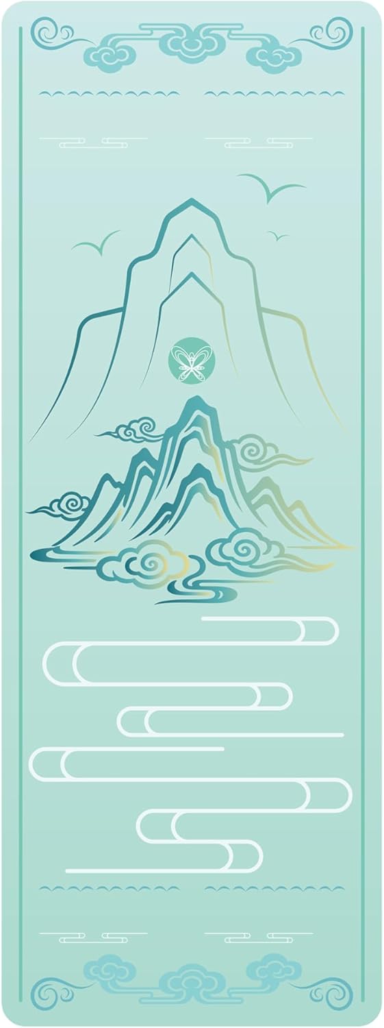 【BulgurYe】Yoga Mat * Nature Line -- Unique coating technique, Great wear resistance for a longer service life, Vividly printed pattern to protect eyes, Natural rubber base, Strong bounce resilience, Absorb sweat instantly to stay dry, Clean and hygienic.