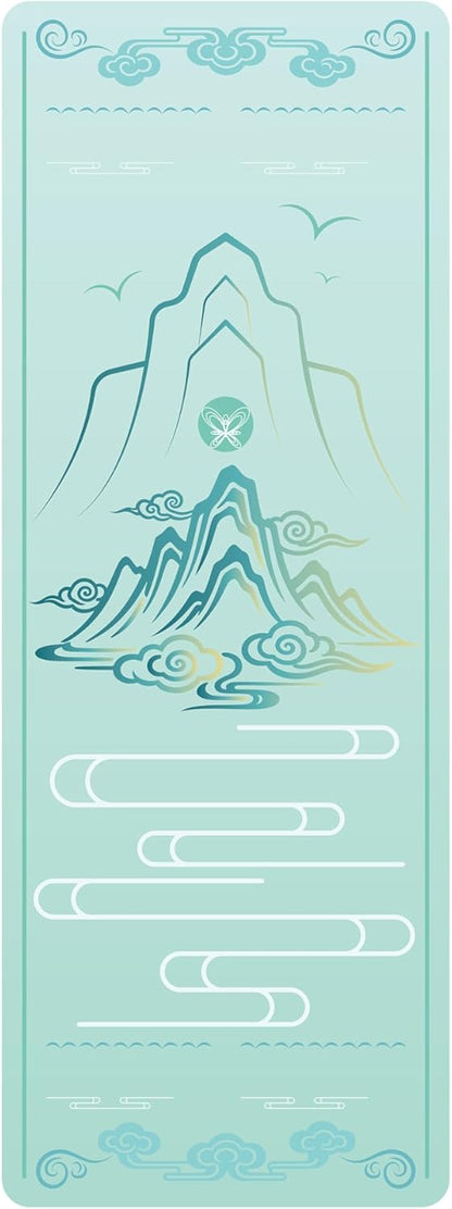 【BulgurYe】Yoga Mat * Nature Line -- Unique coating technique, Great wear resistance for a longer service life, Vividly printed pattern to protect eyes, Natural rubber base, Strong bounce resilience, Absorb sweat instantly to stay dry, Clean and hygienic.
