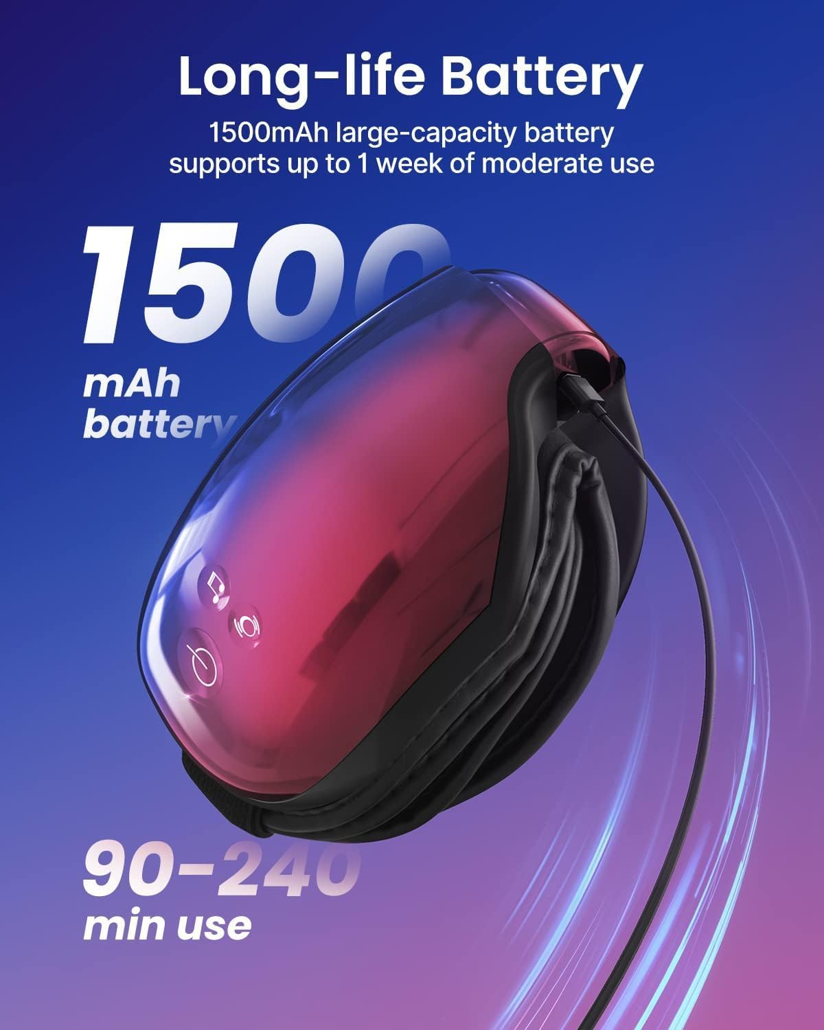 RENPHO x Headspace Eyeris Zen, Meditation Eye Massager with Heat, Portable Heated Eye Mask, Ultra-Quiet for Deeper Sleep, Ideal Gift for Father’s Day, Gifts for Him, Women, Birthday, FSA Eligible HSA