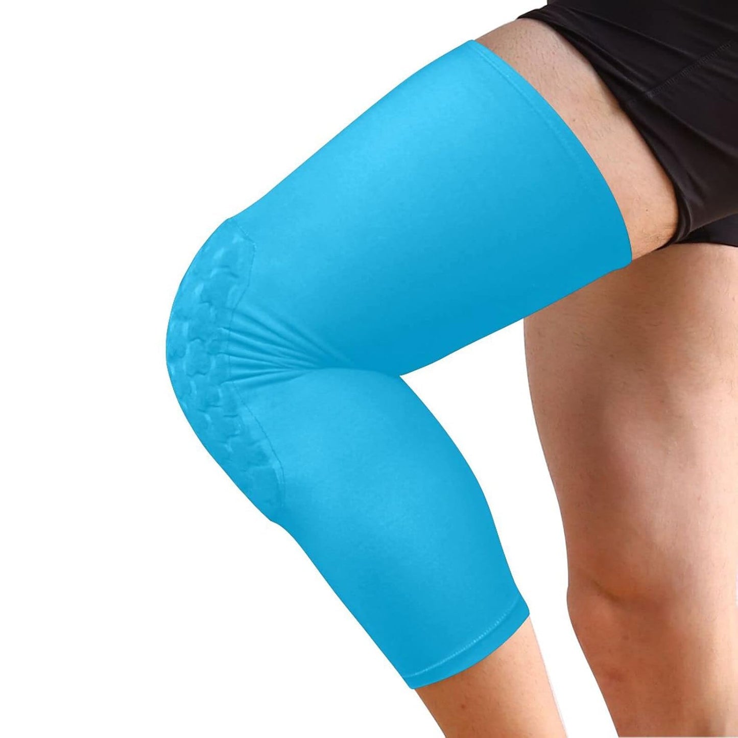 Dark Red Black Gradient Sports Knee Pads Youth Volleyball Basketball Knee Pads Long Leg Sleeves Braces Compression Wrestling Knee Pads for Boys Girls Football Dance Yoga