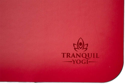 Natural Yoga and Exercise Mat - Excellent Grip and Joint Protection, Includes Carry Strap.