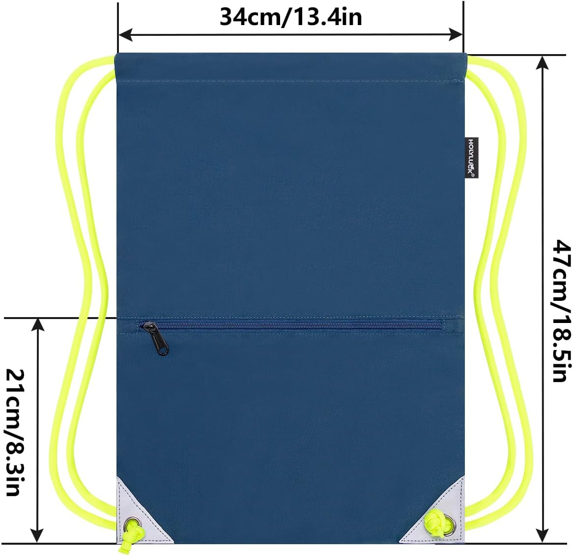 HOLYLUCK Drawstring Backpack Bag Sport Gym Sackpack - Colors A