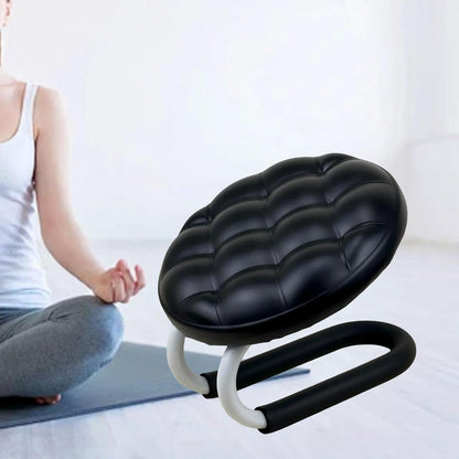 Meditation Bench,Kneeling Stool Thick Cushion Prayer Seiza Chair Adjustable Height for Praying Yoga Zen Practice Mindfulness, Deep Red