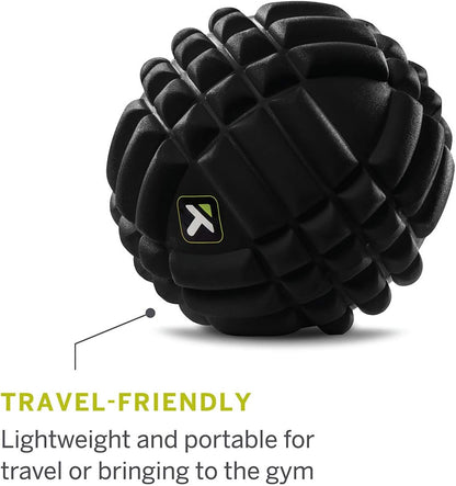 TRIGGERPOINT Performance Grid X Massage Ball for Deep Tissue Massage and Exercise Recovery, Black