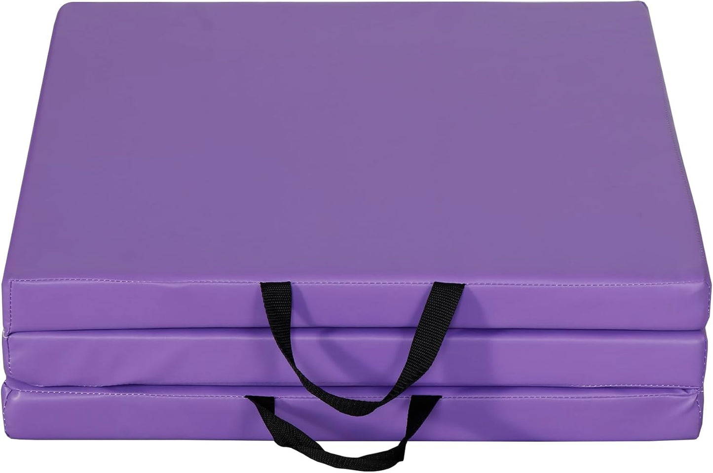 HomGarden Tumbling Mat, 6’x2" Thick High Density Anti Tear Gymnastics Mat, Gym Folding Exercise Aerobics Mats w/Carrying Handles for Home Gym Exercise, Multiple Colors