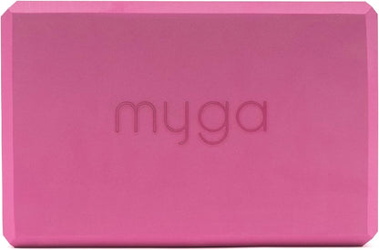 MYGA Yoga Block,Lightweight EVA Foam Yoga Brick,High Density Non-Slip Block for Yoga Poses, Pilates, Balance and Flexibility