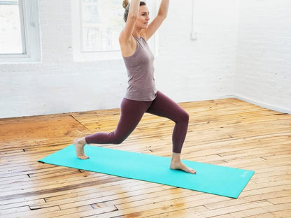 Sol Living Travel Yoga Mat - Natural Tree Rubber for Extra Grip - Non-Slip, Foldable, Eco-Friendly - Perfect for On-the-Go Yoga, Pilates, Fitness, Meditation - 24" x 72", Green
