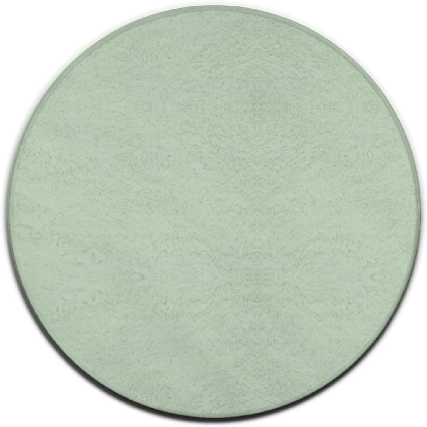 Machine Washable Modern Round Area Rug, Room Sofa Yoga Soft Round Carpet, Home Decor Non Slip Kitchen Office Circle Rug Grey, 24inch