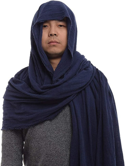 GRACEART Post Apocalyptic Shawl Scarf Shaman Cowl Medieval Costume Sash