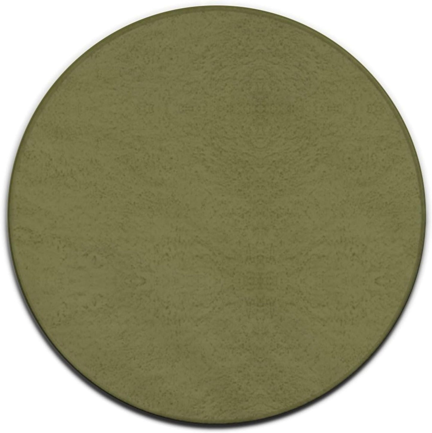 Machine Washable Modern Round Area Rug, Room Sofa Yoga Soft Round Carpet, Home Decor Non Slip Kitchen Office Circle Rug Grey, 24inch