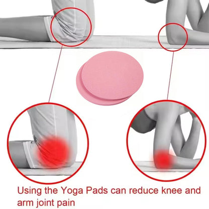 2-piece set yoga knee pads and exercise mats - super thick anti slip support for thick boards, gardening, push ups, knees, Pilates, and floor exercises - knees, elbows, wrists