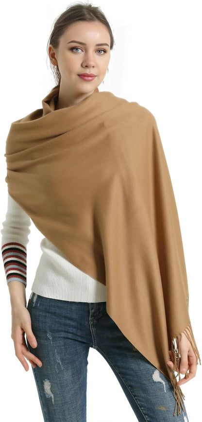 Pashmina Scarf and Shawl - Soft Women Pashminas Wrap for Wedding Evening Party dresses