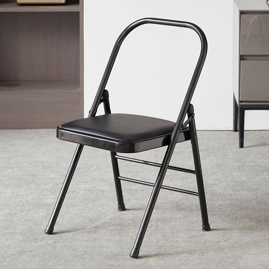Pilates Yoga Assist Chair - Backless Folding Chair for Abs and Core,Balance Inversions,Flexibility,Strength Training,Brown