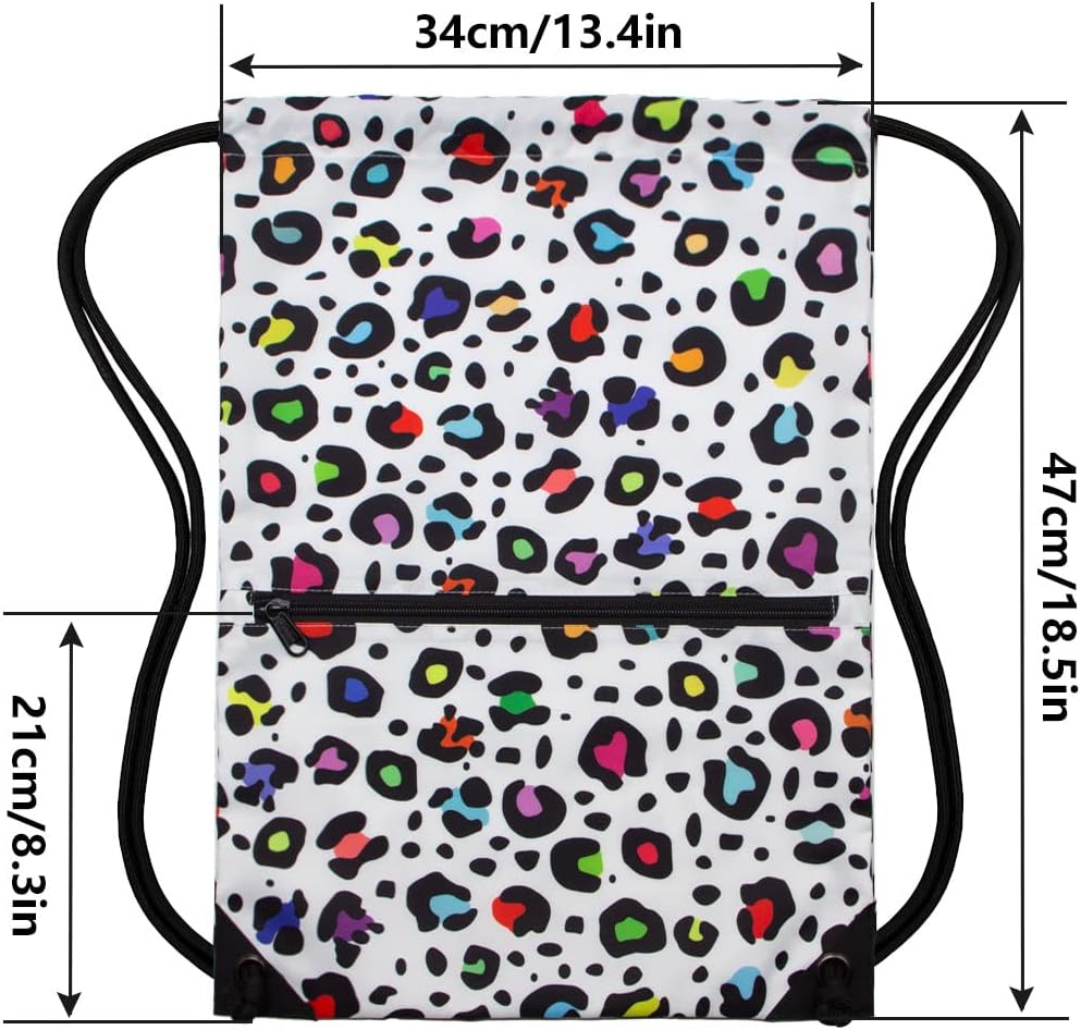 HOLYLUCK Drawstring Backpack Bag Sport Gym Sackpack - Colors A