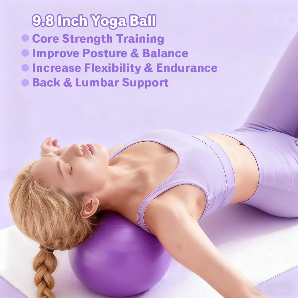 Pilates Equipment Set for Home Workouts –15in1 Home Pilates Kit with Ring and Ball Set, Resistance Bands, Pilates Yoga,Core Sliders & Ankle Weights, Pilates Essentials Kit