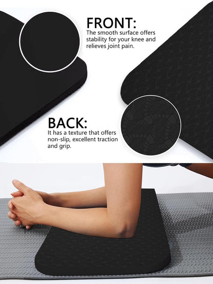 Yoga Knee Support Pad for Women Pilates Kneeling Cushion | Elbows Wrist Hands Head Foam Extra Thick Men Exercise Knees Pads Set of 6 Pieces