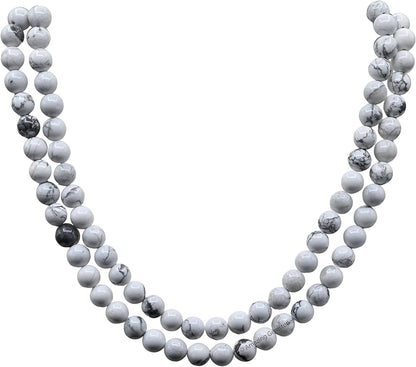 Amazing Gemstone 108 Beads Handmade Mala (Knotted, Rudraksha) - Colors B