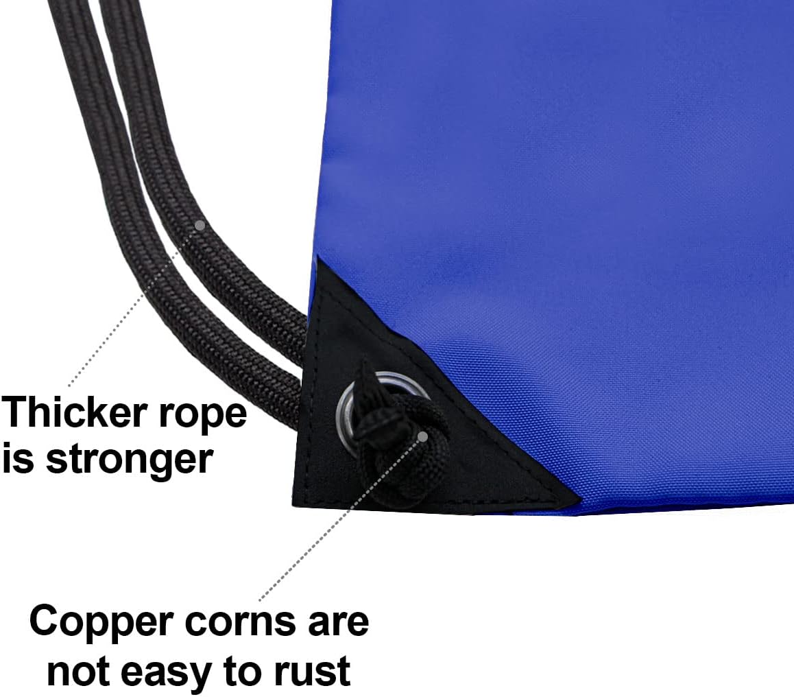 HOLYLUCK Drawstring Backpack Bag Sport Gym Sackpack - Colors A
