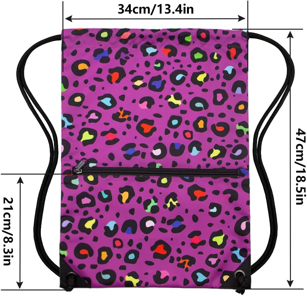 HOLYLUCK Drawstring Backpack Bag Sport Gym Sackpack - Colors B