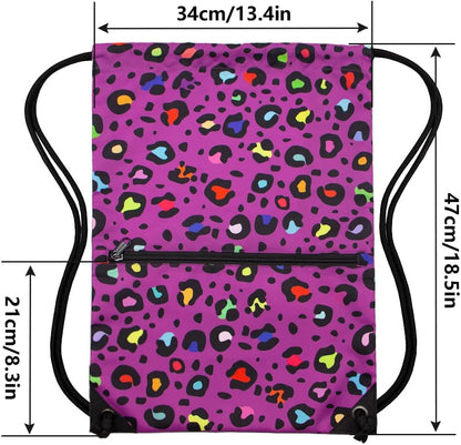 HOLYLUCK Drawstring Backpack Bag Sport Gym Sackpack - Colors B