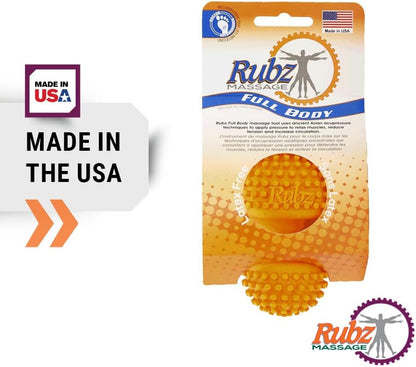 Due North Foot Rubz Hand & Back Massage Ball - Relieve Pain from Plantar Fasciitis, Tight Muscles & Sore Feet - Massage Tool