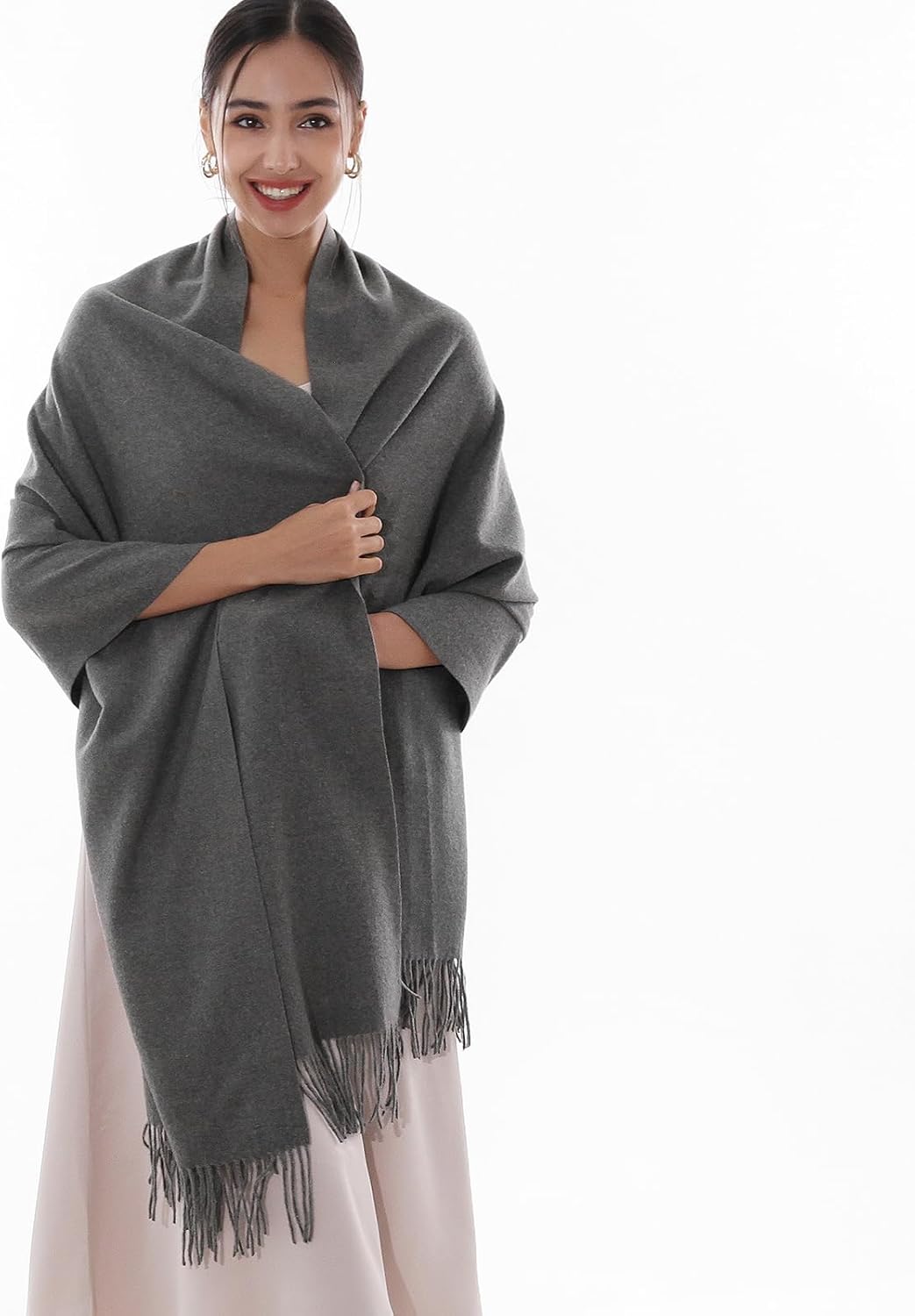 RIIQIICHY Winter Scarfs for Women Pashmina Shawls Wraps for Evening Dresses Large Warm Soft Scarves