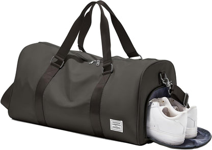 Gym Bag Womens Mens with Shoes Compartment and Wet Pocket Travel Duffel Bag for Women for Plane Sport Gym Tote Bags Swimming Yoga Waterproof Weekend Overnight Carry on Bag Hospital Holdalls - Colors B