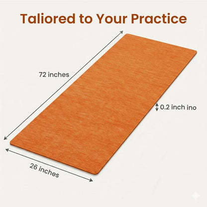 LFH Home Handmade Cotton Yoga Mat Cotton Rug picnic mat For Exercise, Workout, Fitness - Perfect Heavy Quality Eco Friendly Natural Cotton Woven Reversible Yoga Mats for Men & Women - 72x26 Inch.