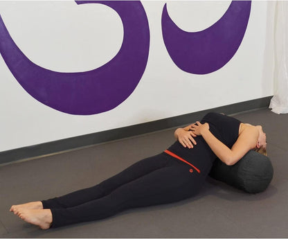 YogaDirect Supportive Round Cotton Yoga Bolster