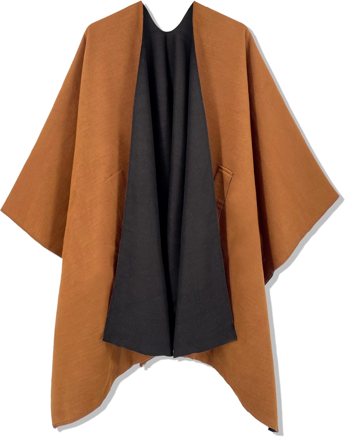 Moss Rose Women's Shawl Wrap Poncho Ruana Cape Open Front Cardigan Shawls for Spring Fall Winter