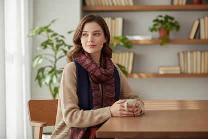 Handloom Wool Meditation Shawl, Oversized Wrap Throw, Gift for Men and Women