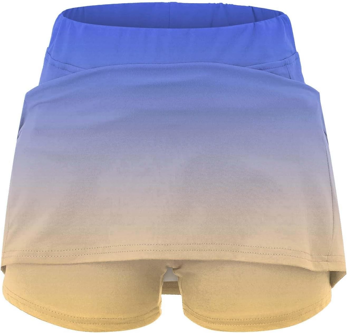 SHAOBGE Athletic Yoga Culottes for Women Solid Color Elastic Shorts Summer Lightweight High Waist Skinny Joggers Skirt 2024