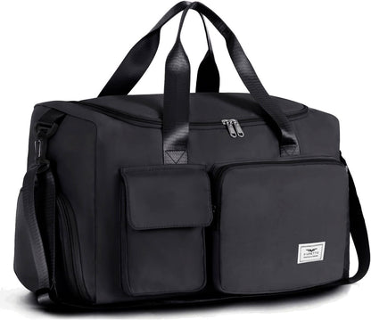 FIORETTO Women's Gym Duffle Bag with Shoes Compartment, 30L Capacity, Ideal for Travel, Gym, Sports, Duffel, Weekender