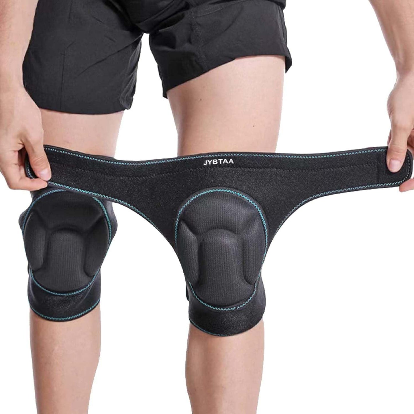 Men/Women Knee Pads For Cleaning, Work, Mechanic, Floors,With Soft Foam Kneepads Perfect For Kneeling for Gardening and Housework,Painter,Housekeeping,Weeding/Planting,Photographe.Black L (1 Pair)
