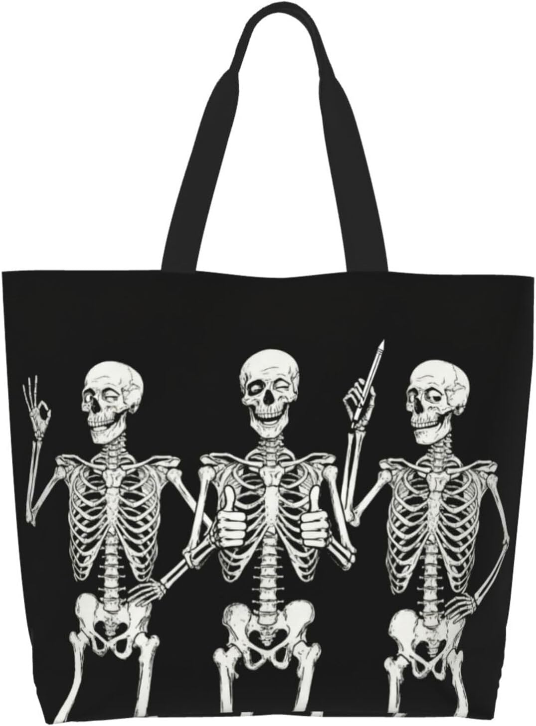 Tote Shoulder Bag Large Durable Reusable Eco-friendly Handbag Lightweight Stylish for Daily Use-19.7x15.7x5.9 Inch - Colors B