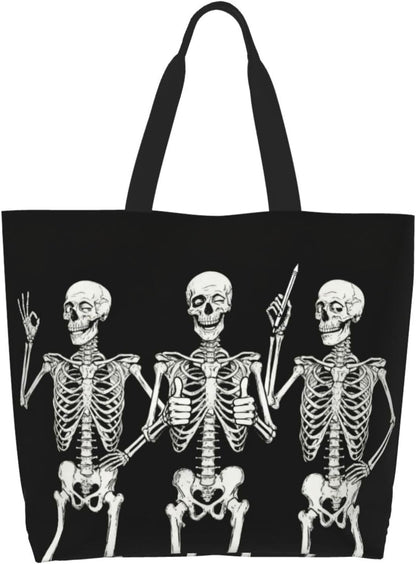 Tote Shoulder Bag Large Durable Reusable Eco-friendly Handbag Lightweight Stylish for Daily Use-19.7x15.7x5.9 Inch - Colors B