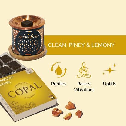 Frankincense Incense Bricks & Tree of Life Exotic Burner by Aromafume | 2 Trays x 9 Bricks | Boswellia Carterii & Boswellia Serrata Extract, Native to East Africa & India | Low-Smoke & Non-Toxic