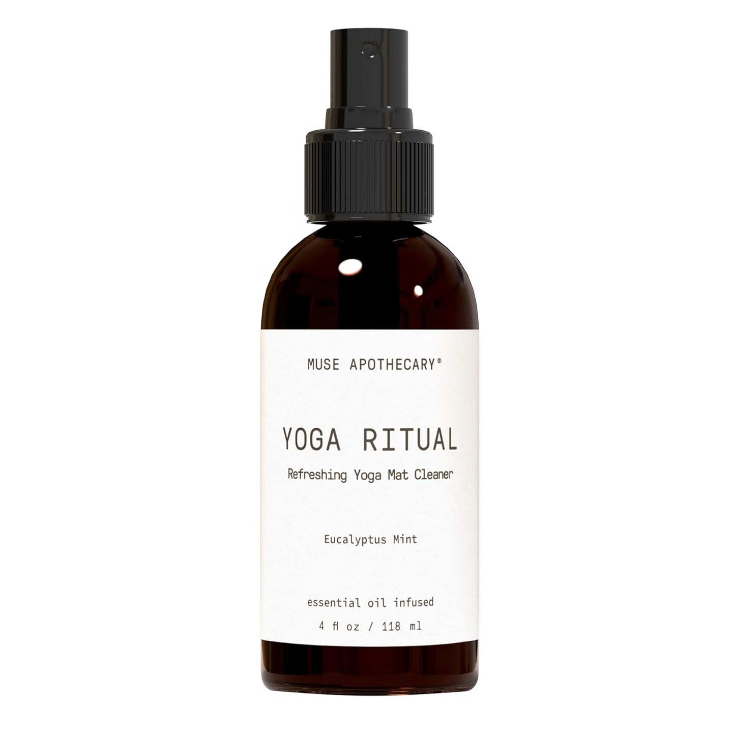 Muse Apothecary Yoga Ritual - Aromatic and Refreshing Yoga Mat Cleaner, 8 oz, Infused with Essential Oils - Eucalyptus Mint