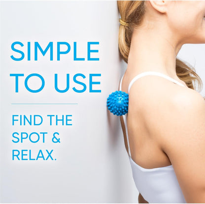 Dr. Cohen's acuball Heatable Deep Tissue Massage Ball - acuBall Trigger Point Massage Therapy for Myofascial and Stress Release and Exercise - Effective Back Massager Ball for Targeted Pain Relief