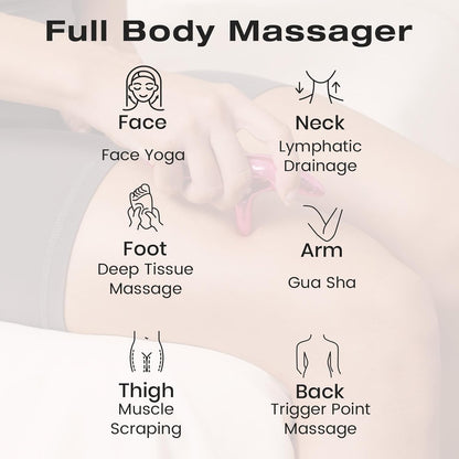 lifechill Trigger Point Massage Tool for Deep Tissue Massage & Gua Sha, HSA Muscle Scraper Tool for Full Body Pain Relief, FSA Eligible Items Thumb Saver Acupressure Tool, Fathers Day Dad Gifts