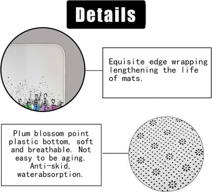 4PCS Spa Zen Shower Curtain Sets with Rugs, White Shower Curtain, Pink Floral Orchid Lotus Water Lily Stone Bamboo Water Reflection Yoga Massage Relaxing Spiritual Meditation Bathroom Decor