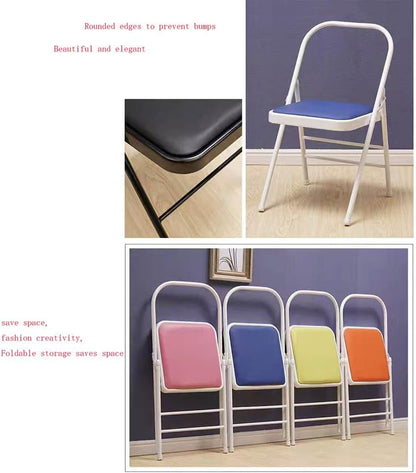 Backless Yoga Chair,Portable Folding Chair for Flexibility and Strength Training,Sturdy Frame,Foldable Design, High Load Capacity,Green-31.5in