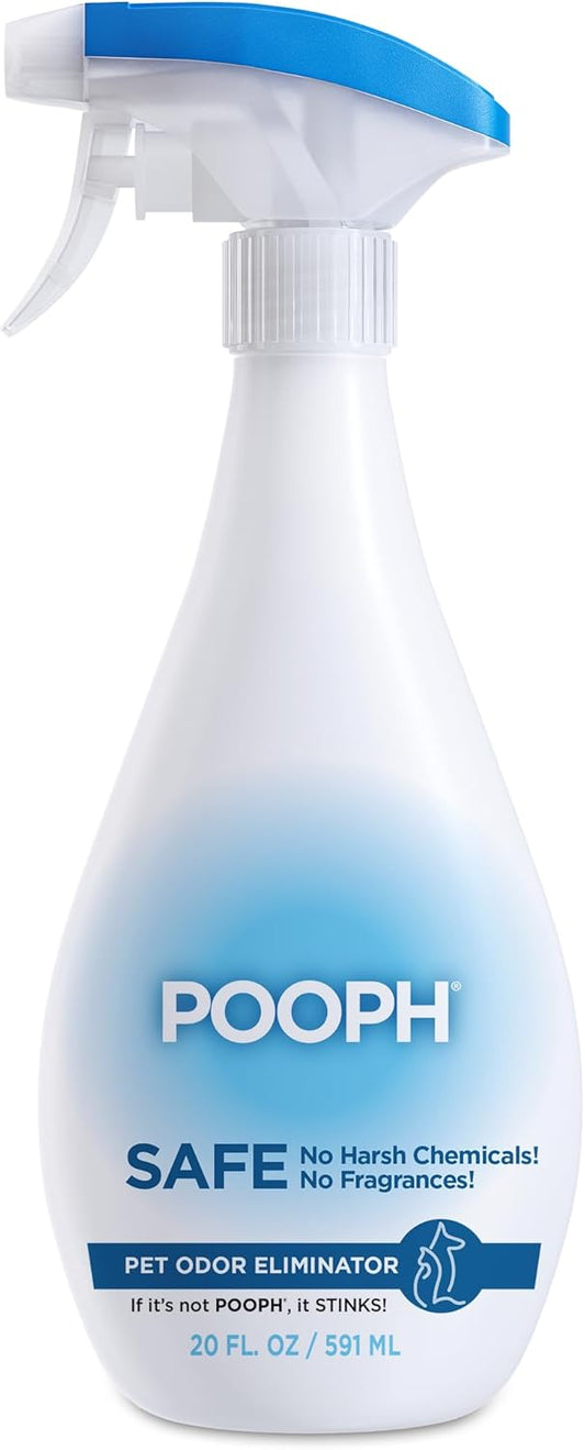 Pooph Pet Odor Eliminator, 32oz - Eliminates Odors at the Molecular Level, Dogs, Cats, Freshener, Eliminator, Urine, Poop, Pee, Deodorizer, Nature’s, Puppy, Fresh, Clean, Furniture, Potty